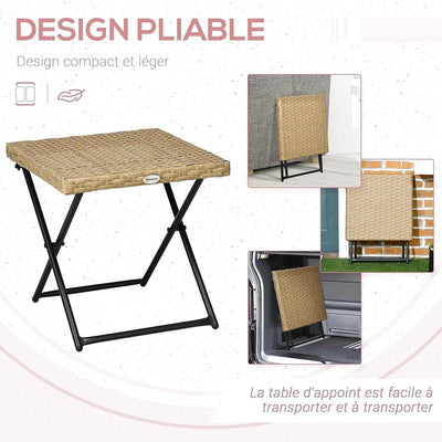 table pliante design pour salon