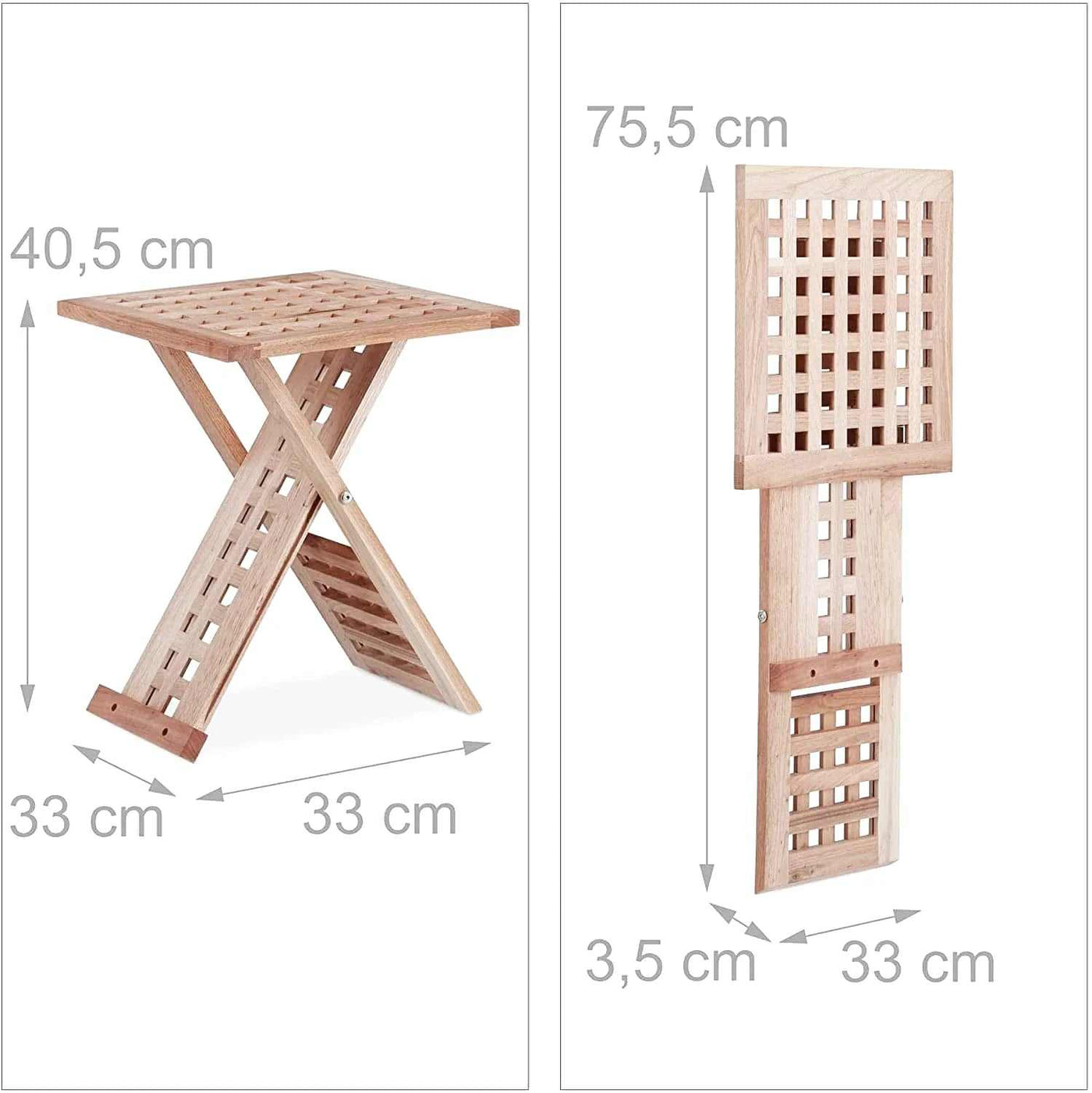 table pliante en bois moderne