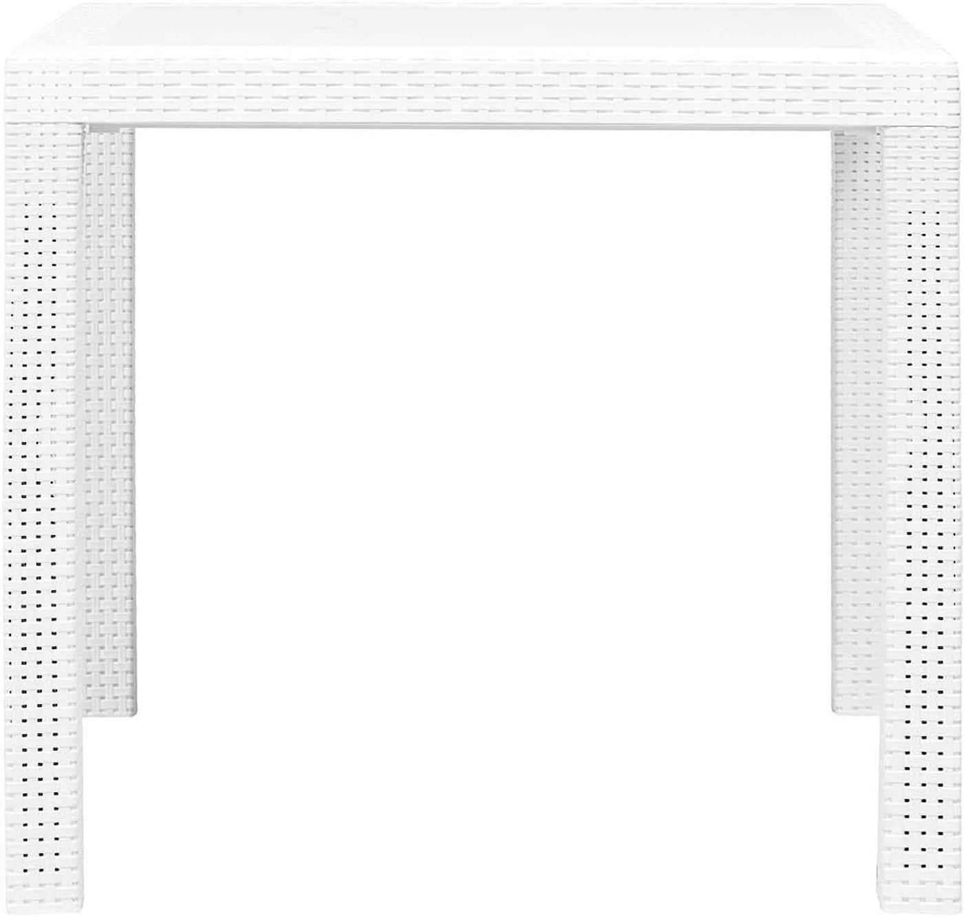 mobilier pliant blanc en plastique