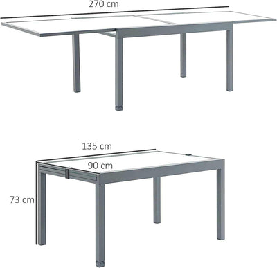 table de jardin pliable pour grandes réunions