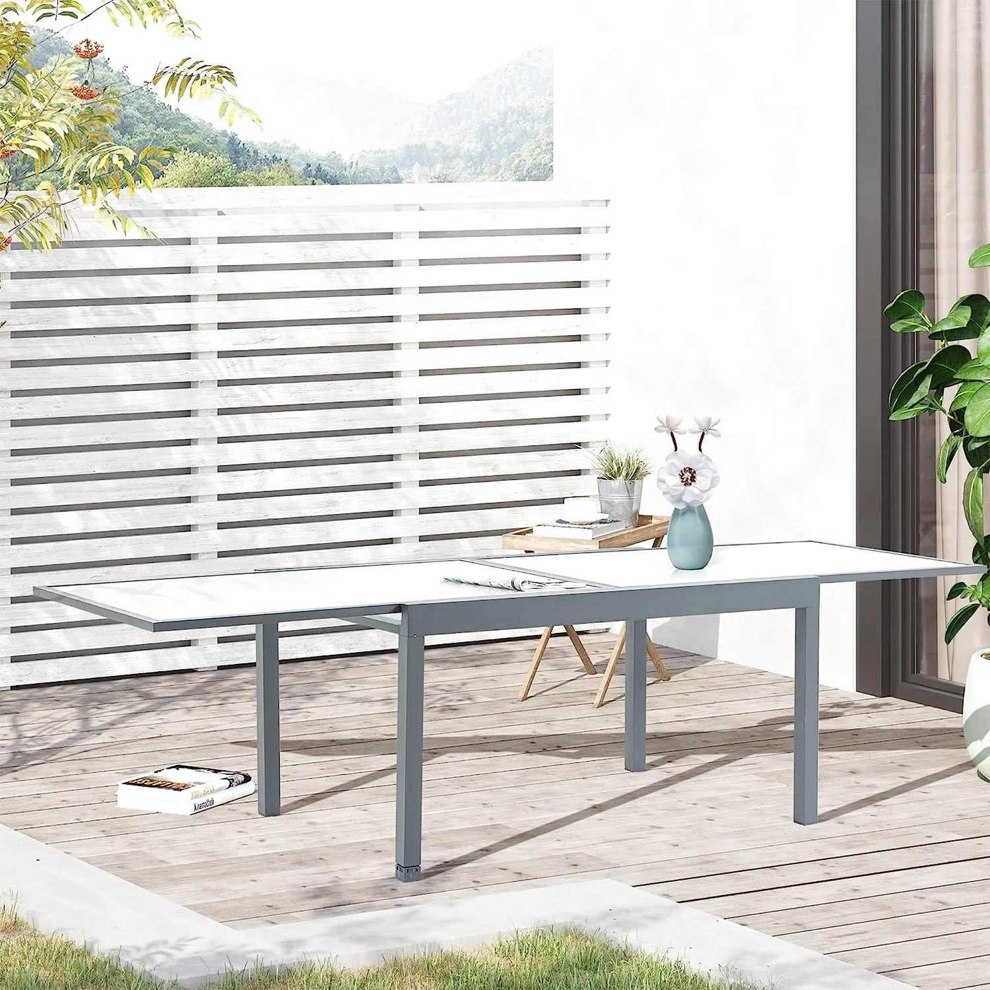 table de jardin 10 places pour barbecue