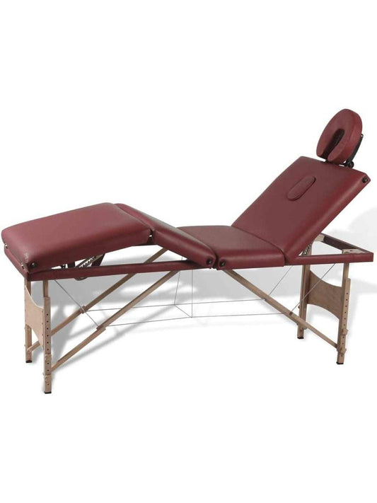 table de massage pliable 4 zones