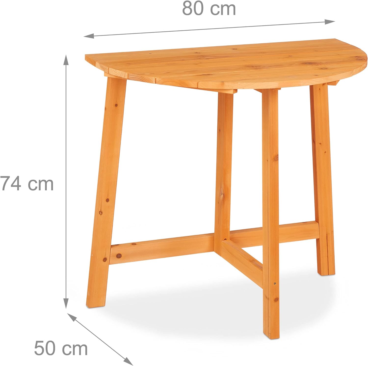 table demi lune pour petits espaces