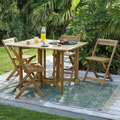 mobilier de jardin table et chaises pliantes