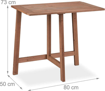 Table extérieure pliante