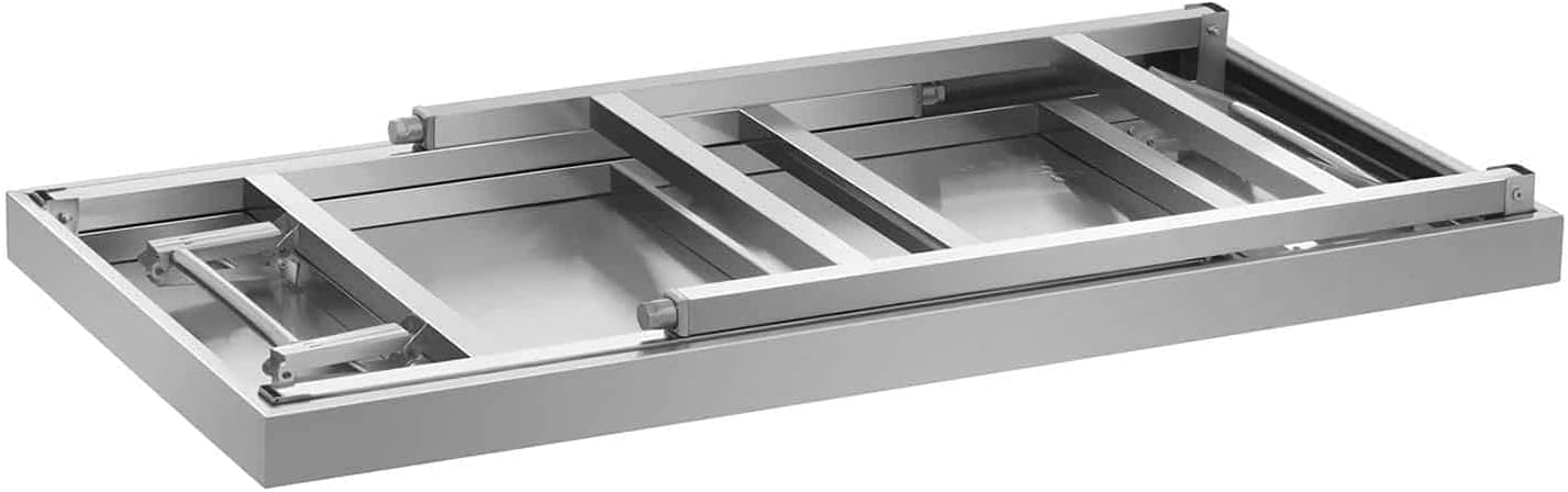 table inox pliable design