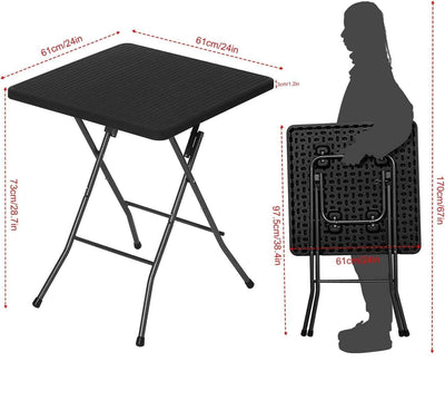 mobilier de terrasse table pliante