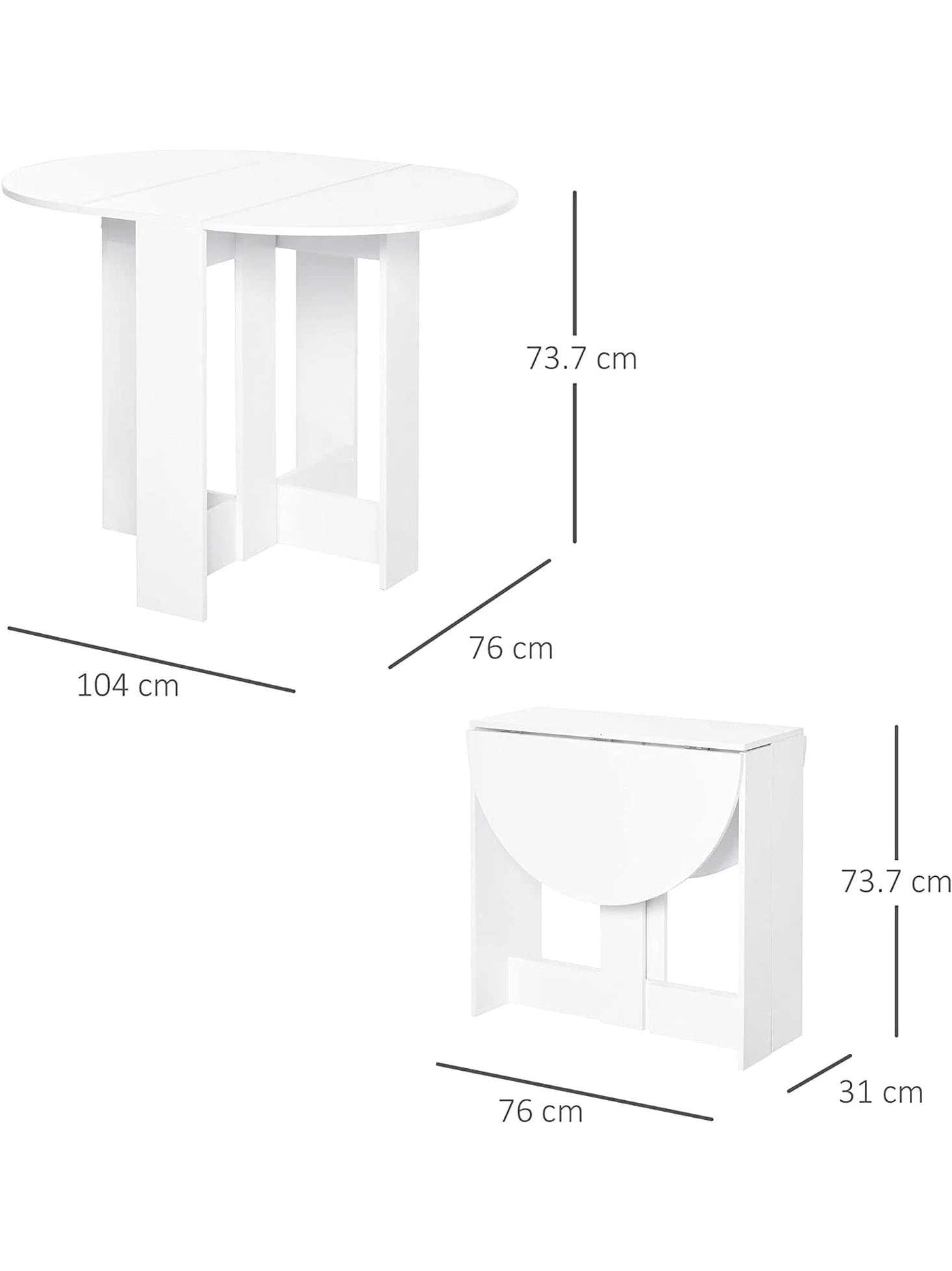 table à manger pliante design